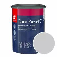 Краска моющаяся Tikkurila Euro Power 7 RAL 7035 (Светло-серый - Light grey) 0,9 л