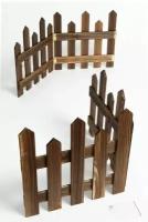 Заборчик декоративный, деревянный (SF-4407) коричневый, 29*29,5 см