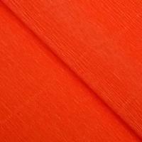 Бумага для поделок и упаковки, гофрированная, оранжевая, 0.5 x 2.5 м