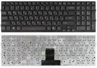 Клавиатура для ноутбука Sony Vaio VPC-EB3L1E/BQ черная без рамки