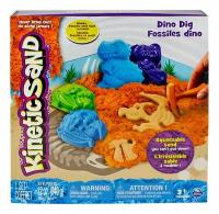 Kinetic Sand Песок для лепки Kinetic Sand 340 гр с формочками