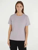 футболка для женщин, Calvin Klein, модель: K20K205410VK8, цвет: Сиреневый, размер: 50(XL)