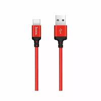 Кабель Hoco X14 Times speed, USB - USB Type-C, 1м, красно-черный