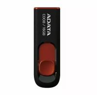 Флэш-накопитель A-DATA USB2 16GB, черный/красный