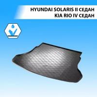 Коврик RIVAL 12305008 для Kia Rio, Hyundai Solaris, Honda Element с 2017 г