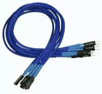 Удлинитель Nanoxia кабеля лицевой панели корпуса, синий NXFPV3EB