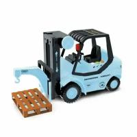 Машинка инерционная Engineering Forklift 1:16 Погрузчик коллекционная - пополни свой автопарк