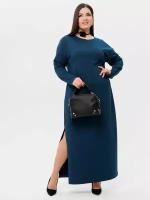 Платье Elena Tex, размер 48, синий