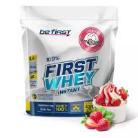 Сывороточный протеин Be First First Whey Instant (сывороточный протеин) 420 г, Клубника