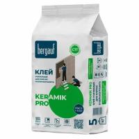 Клей для керам. плитки bergauf keramik pro c1 усиленный 5кг, арт.232624