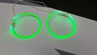 CCFL Ангельские глазки под маски 3.0 (95mm) Зеленые (4 кольца в комплекте, без инвертора)