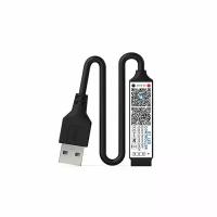 LED контроллер USB 5В (Bluetooth, RGB) Огонек OG-LDL41