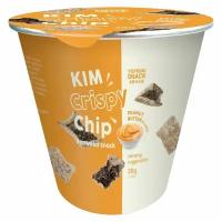 Чипсы из морской капусты Kim Crispy Chip Yopokki Peanut Butter со вкусом орехового масла (Корея), 30 г