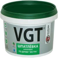 Шпатлевка по Дереву VGT Экстра 0.3кг Венге Акриловая, Универсальная / ВГТ Экстра