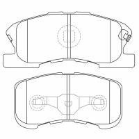 PN6427 Тормозные колодки дисковые NiBK (Черные)