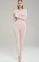 Термобелье женское однослойное стрейч цвет розовый (размер: 44-46, размер производителя: xl-xxl)