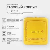 Корпус под газовый счётчик ШС-1,2 пл. с глухой дверцей IP 31 (315х265х220мм) KRZMI