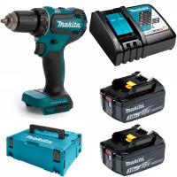 Аккумуляторная дрель-шуруповерт Makita DDF485RFJ (18V, 2х3.0Ah, Li-Ion) MakPac