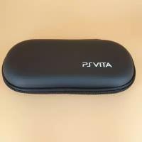 Чехол сумка для Сони PS Vita с логотипом на молнии (для Fat модели) черный