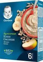 Каша Gerber Безмолочная овсяная с Яблоком и Бананом 180г