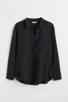 Блузка H&M для женщин, цвет Черный, размер XXL