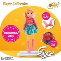 Шарнирная кукла Winx Club Модная Флора с крыльями, 24 см, IW01242102