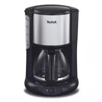 Кофеварка капельная Tefal Confidence CM361E38/CM361838, черный/серебристый