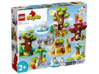 Конструктор LEGO DUPLO 10975 Дикие животные мира, 142 дет