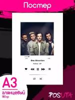 Постер Spotify One Direction картины интерьерные