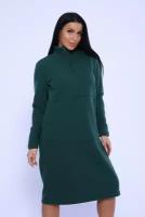 Платье женское, цвета зеленый, размер 48