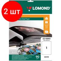 Бумага Lomond А4 2210003 самоклеящаяся 90 г/м² 1фр