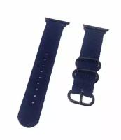 Спортивный синий браслет для наручных часов, 38 мм 40 мм. Аксессуары для iWatch Series 4 3 2 1. Ремешок нейлоновый для Apple Watch Band 38 мм 40 мм