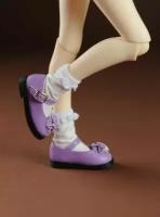 Dollmore Mash Marigold Shoes (Туфли с цветком бархатцев цвет фиолетовый для кукол Доллмор)