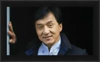 Плакат, постер на холсте Джеки Чан. Jackie Chan. Размер 21 х 30 см