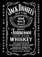 Плакат, постер на холсте Jack Daniels Whiskey/Джек Дэниелс Виски/искусство/арт/абстракция/творчество. Размер 30 х 42 см