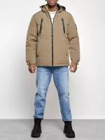 Куртка спортивная мужская зимняя с капюшоном AD8360B, 50