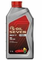 Синтетическое моторное масло S-OIL SEVEN RED #7 SN 5W-40, 1 л