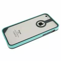 Бампер для Apple iPhone 5c/5/5s/SE BASEUS New Age FRAPIHMINI-BM0G серо-голубой