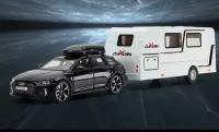 Коллекционная масштабная модель Audi RS6 RV Camper (Автодом) 1:32 (металл, свет, звук)