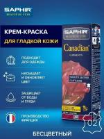 Бесцветный крем-воск для кожи Saphir Canadian