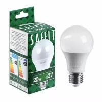 Лампа светодиодная SAFFIT, 20W 230V E27 4000K A60, SBA6020