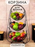 Корзина/ ваза для фруктов/ фруктовница EL CASA 