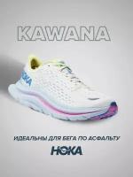 Кроссовки HOKA, полнота B, размер US7B/UK5.5/EU38 2/3/JPN24, белый, голубой