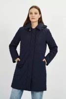 Куртка BAON Стёганое пальто с капюшоном Baon B0322007, размер: L, синий