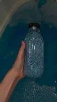 соль для ванной с шиммером 500 грамм голубая