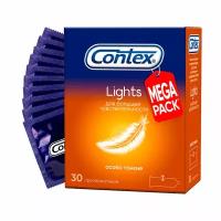 Презервативы Contex Lights, особо тонкие, 30 шт