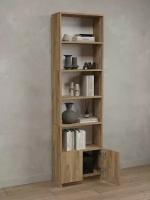 Шкаф-стеллаж открытый для книг АМ Мебель дуб вотан