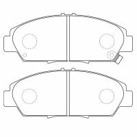 PN8293 Тормозные колодки дисковые NiBK (Черные)