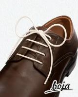 Шнурки для обуви BOJA (ЭКО), для туфель белые; круглые; тонкие 2 мм; 80 см, НЕ эластичные; НЕ резиновые; НЕ силиконовые; без фиксаторов