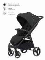 Прогулочная коляска CARRELLO Bravo CRL-8512 2023, Pure black, цвет шасси: черный